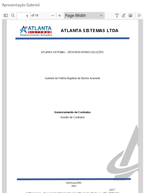 Gerenciamento de Contratos - Gestão de Contratos