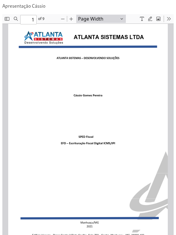 SPED Fiscal - EFD – Escrituração Fiscal Digital ICMS/IPI
