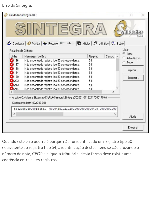 Query para totalizar icms em nota fiscal