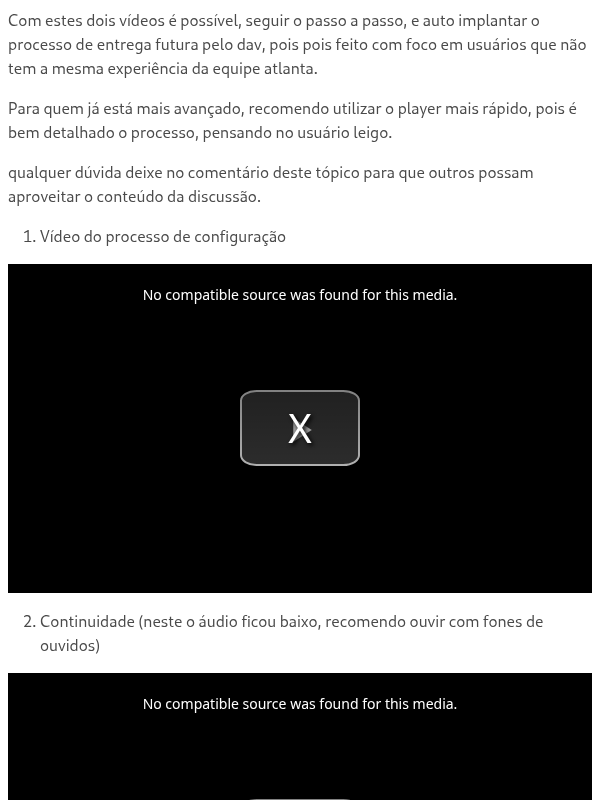 Processo de entrega futura pelo Dav, configuração simples