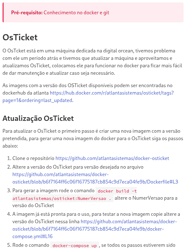 OsTicket Funcionamento