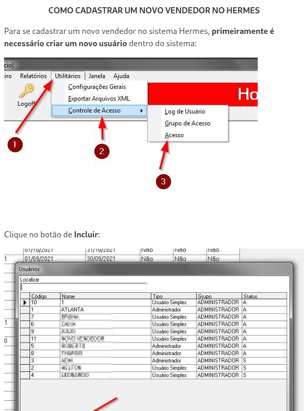 COMO CADASTRAR UM NOVO VENDEDOR NO HERMES