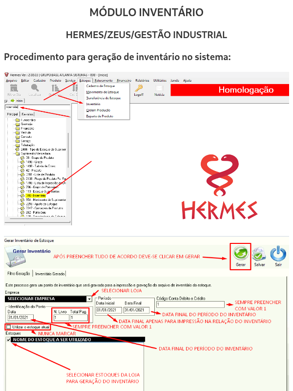 MÓDULO INVENTÁRIO