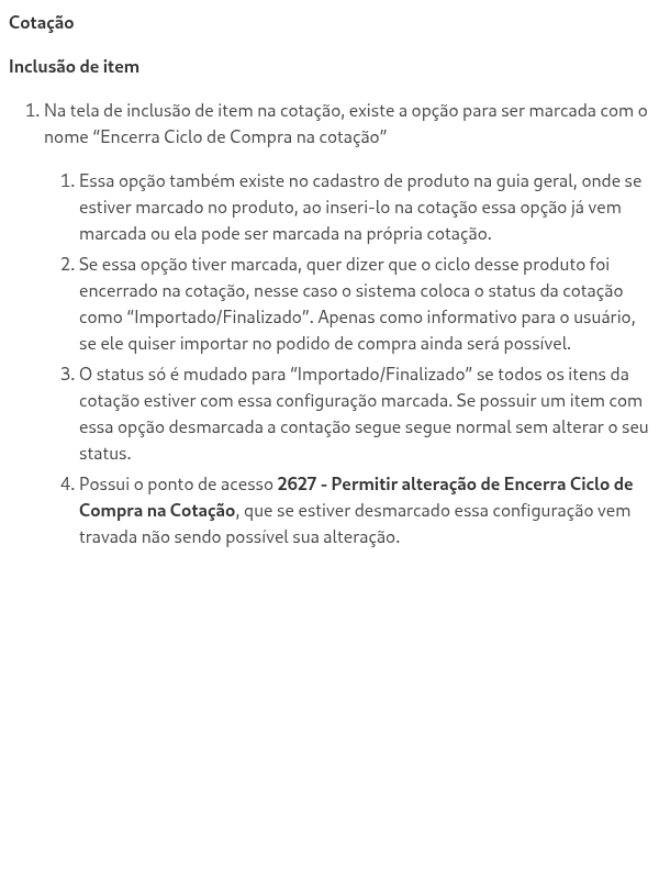 Cotação