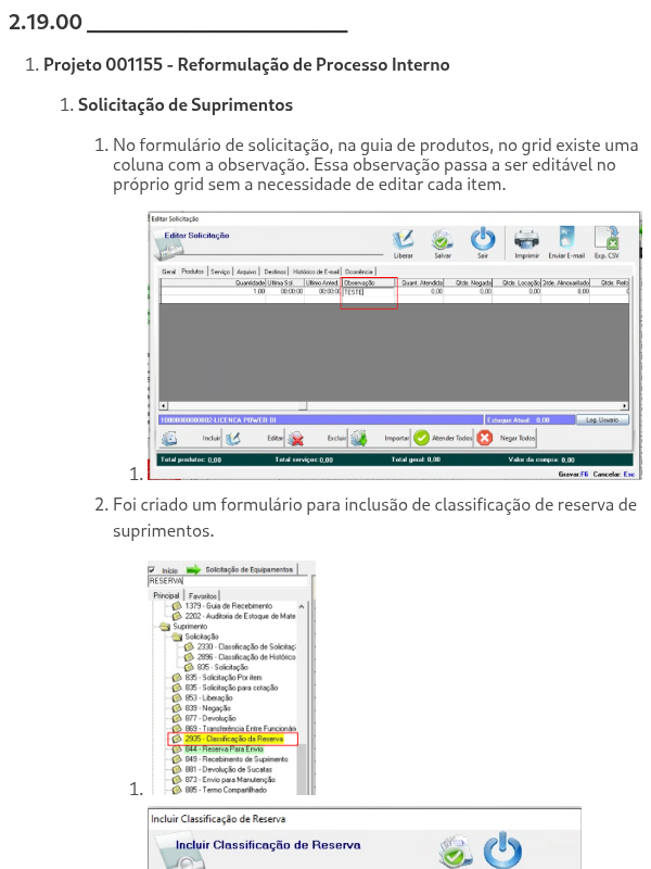  Versão 2.19.00